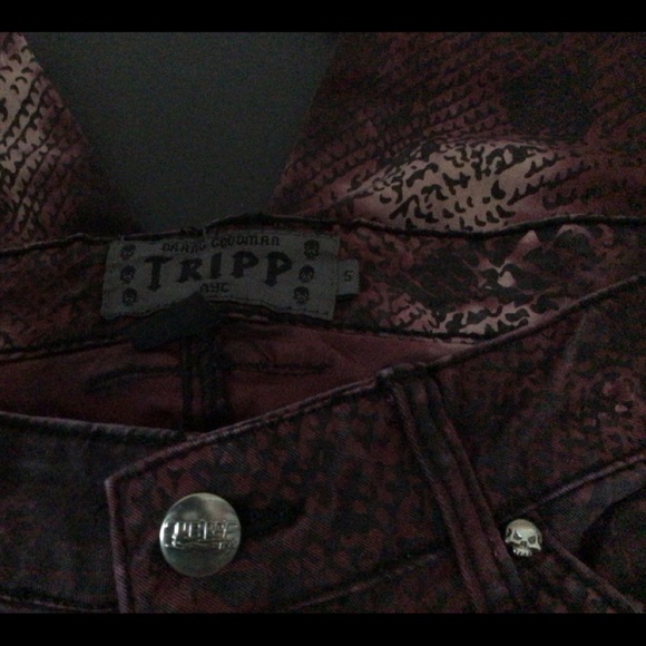 🥀TRIPP NYC snake skin print stretch goth, emo unisex - Picture 8 of 15